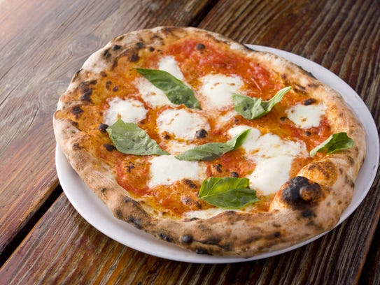 The Margherita pizza at Pizzeria Bianco in Heritage