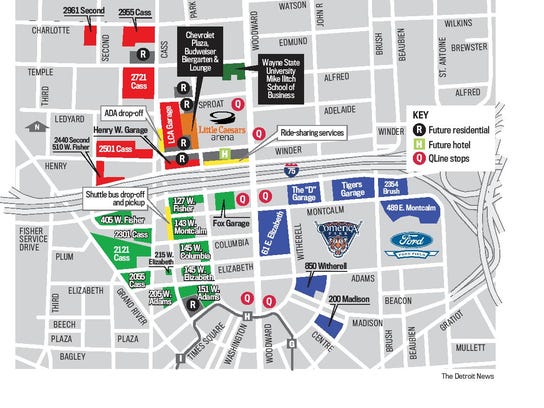 Where to park at Little Caesars Arena