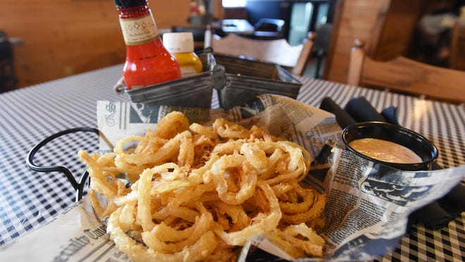 The onion rings are a popular item at both The Warehouse locations in Dresden and Coshocton.