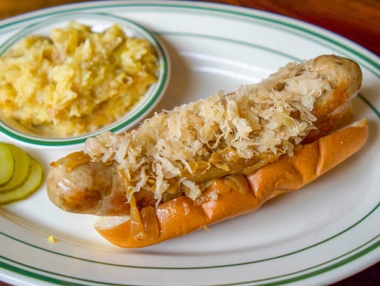 Fresh sausages are made in-house at Elrod's.