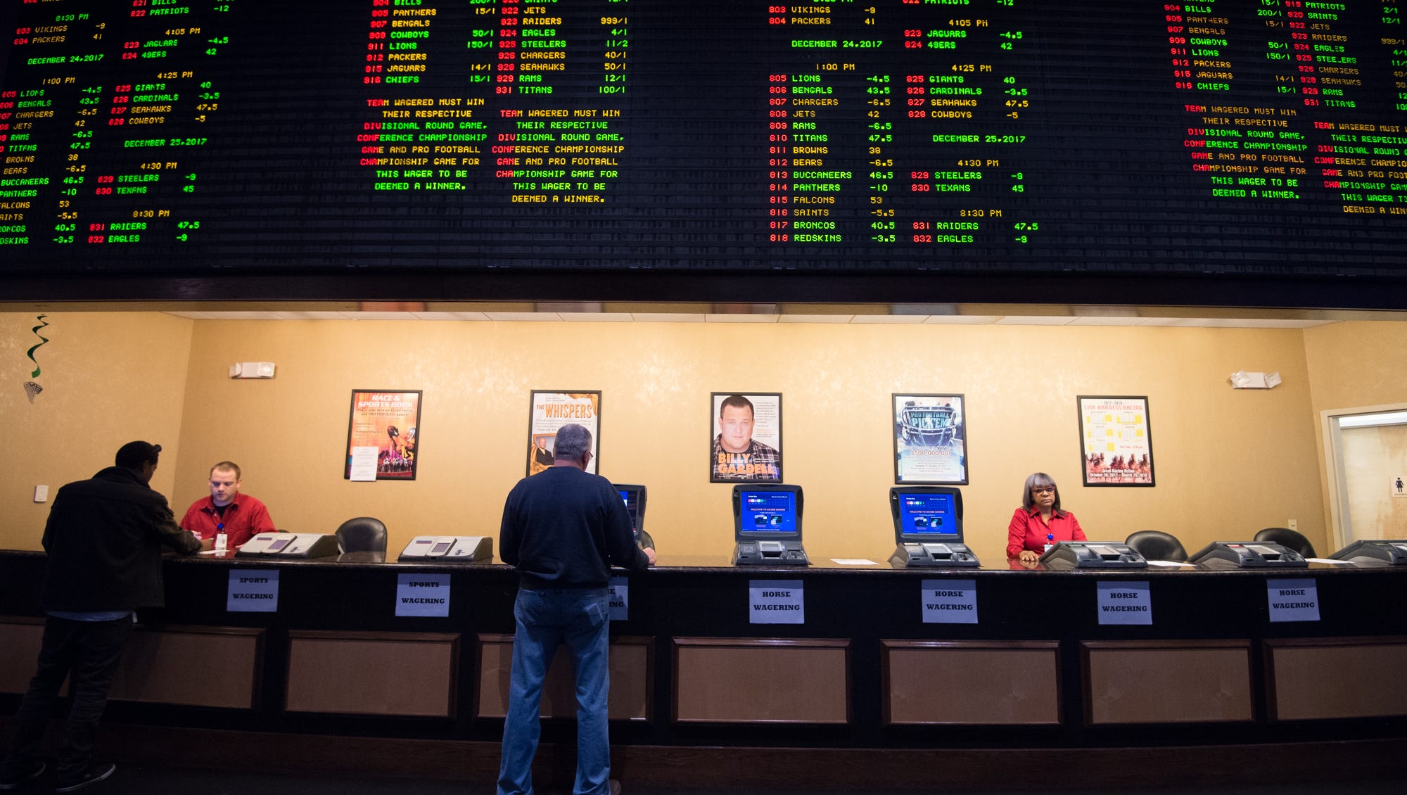 Single-game Delaware sports betting starts Tuesday