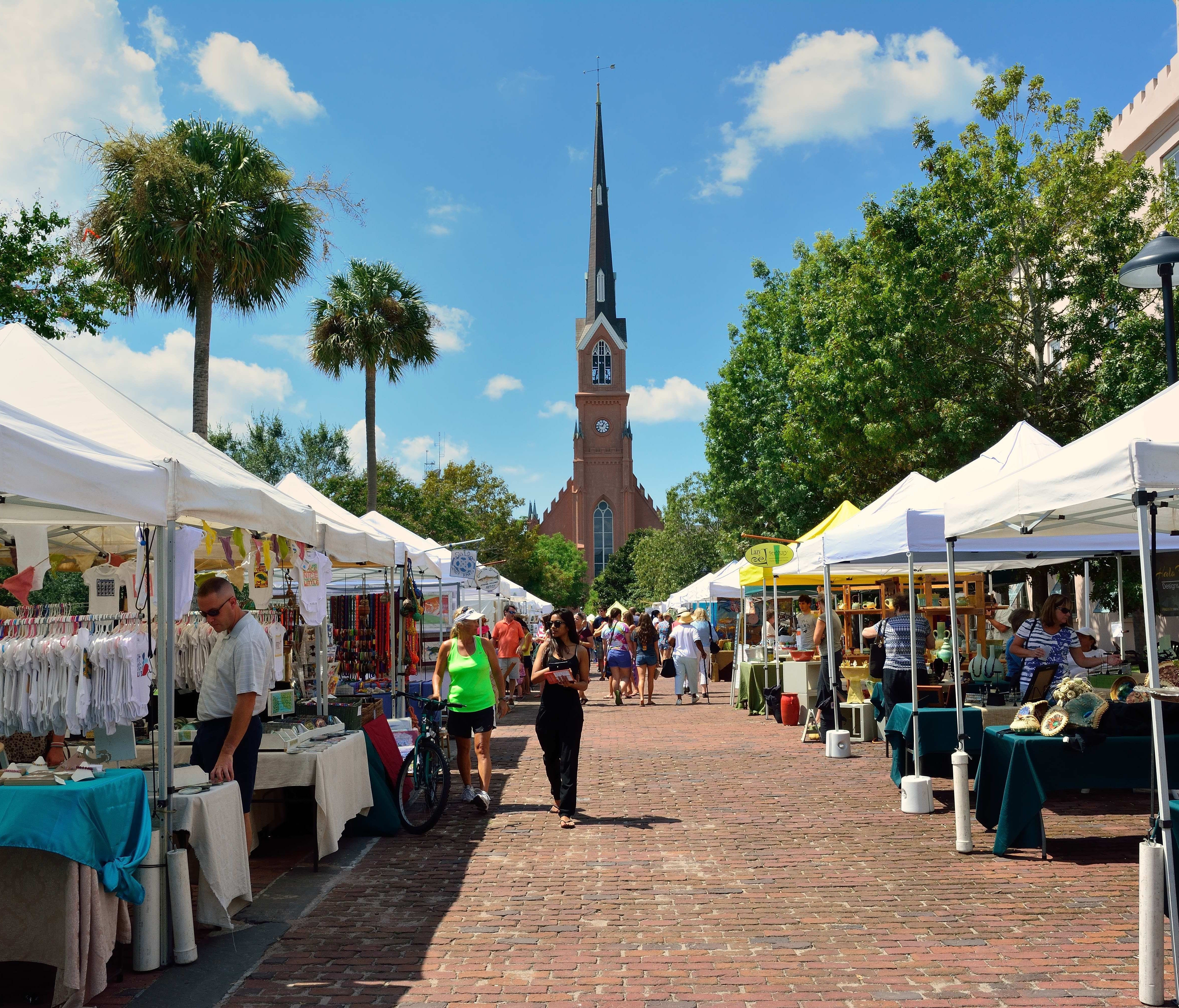 In South Carolina, Charleston Farmers Market meets in Marion Square on Saturdays from April 8 to November 25.