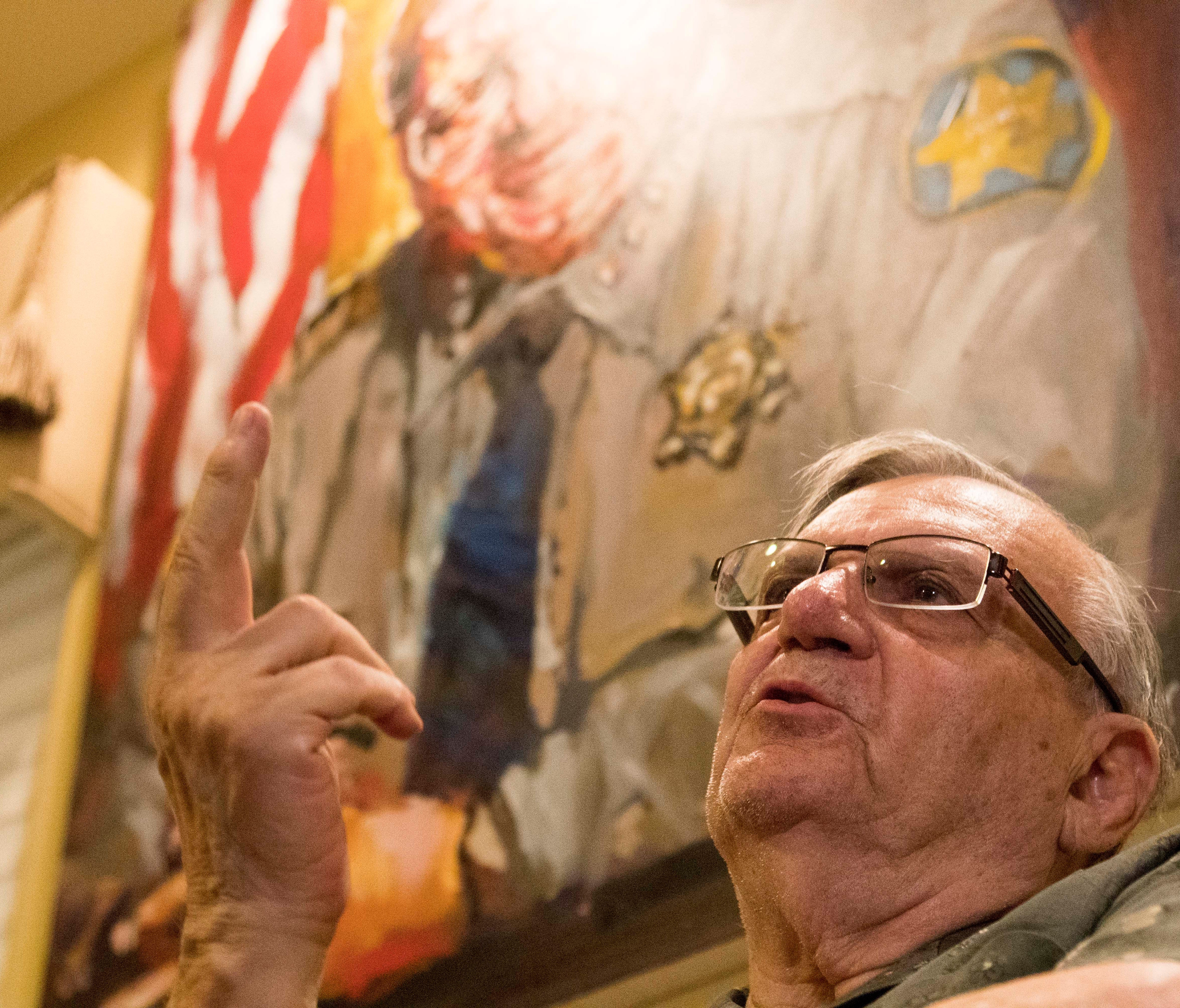 Sheriff Joe Arpaio speaks to the Arizona Republic about his pardon received from President Donald Trump August 2017.
