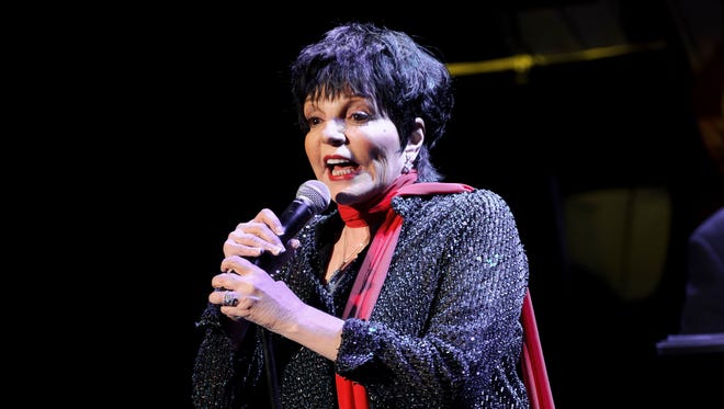 A spokesman for Liza Minnelli said she performed with a broken wrist at a benefit concert on Oct. 14, 2013, in New York.