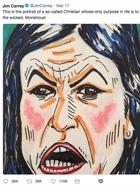 Anti Christian Bigotry Shown By Celebrities Like Jim Carrey Is Wrong