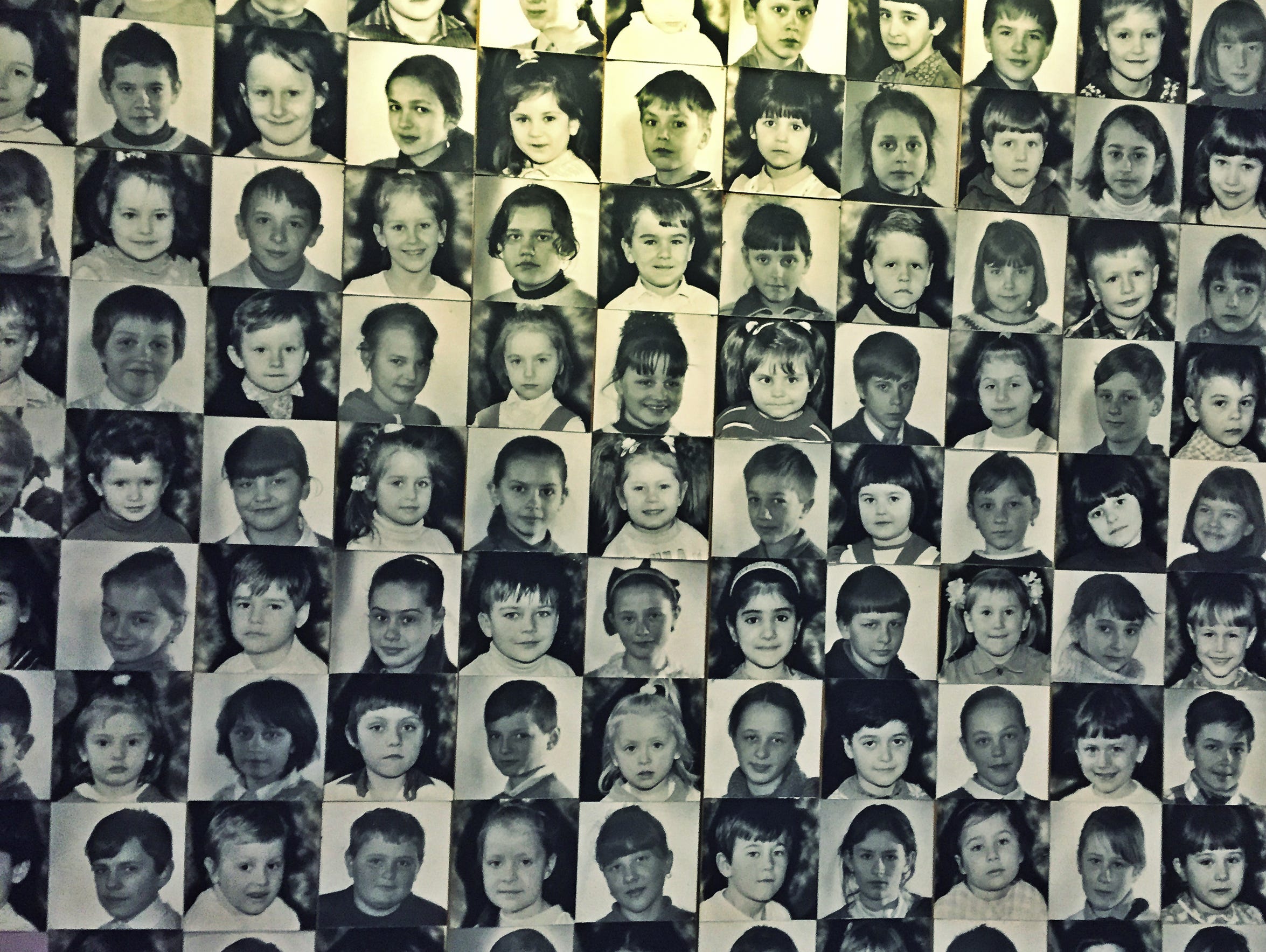 Some of the children who died in the nuclear accident.