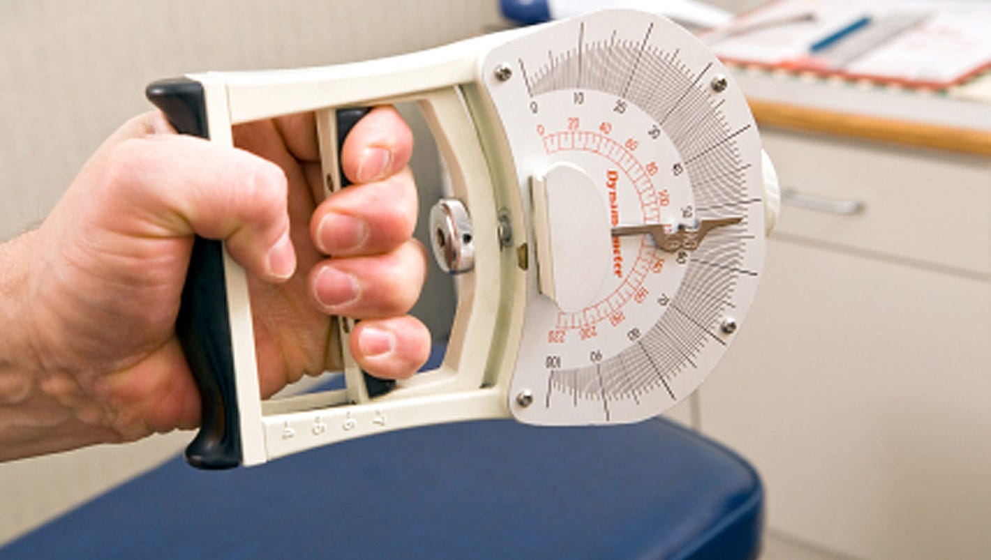 Weak hands, weak body? Millennials lose grips