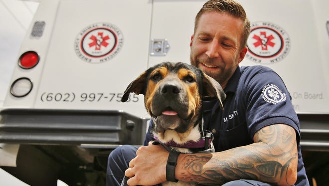 "Animal Cops Phoenix" star and animal cruelty investigator Mark Smith wound up adopting Squishy after rescuing her.