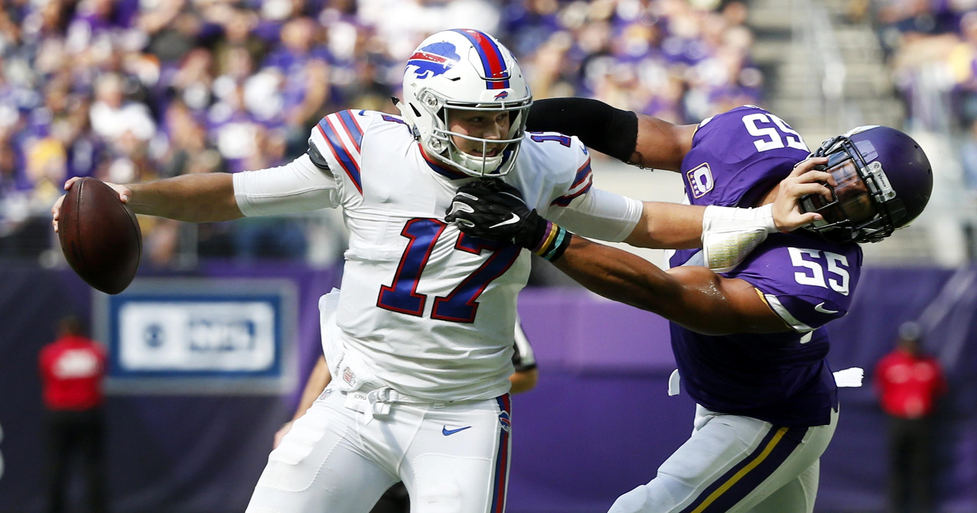 Sunday's NFL top game Bills shock Vikings