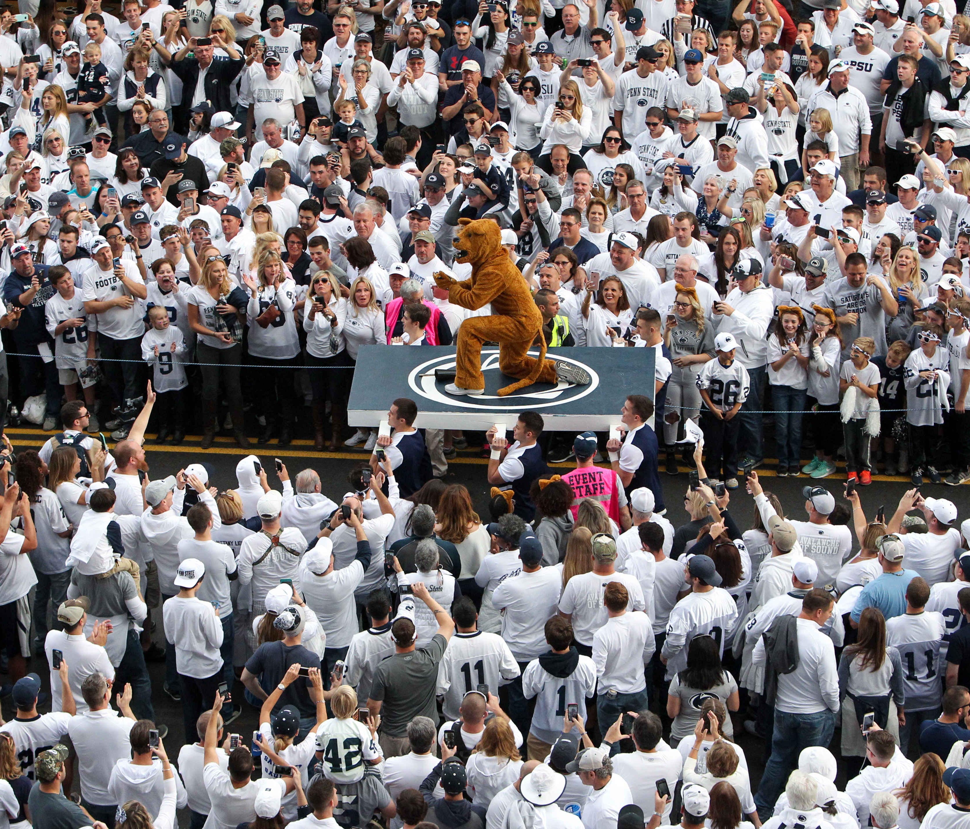 Penn State fans were ready for Michigan.