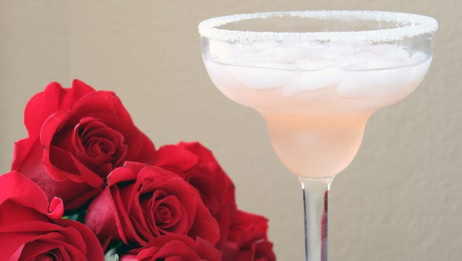 The Rose Margarita uses homemade rose syrup, which is simple to make and adds a fresh touch to familiar cocktails.