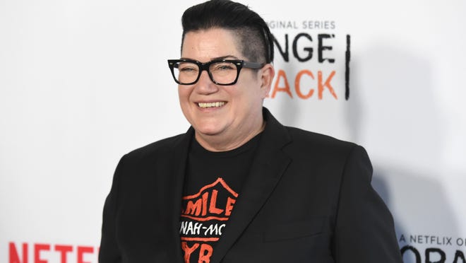Comedian Lea DeLaria attends Netflix's "Orange is the New Black" panel discussion in Los Angeles, California.