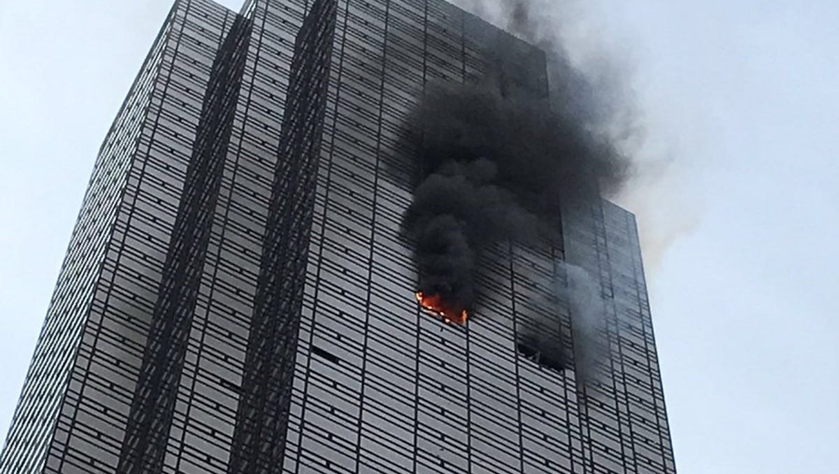 Trump Tower Fire 1 Dead Four New York City Firefighters Hurt An architectural masterpiece of superior design. trump tower fire 1 dead four new york