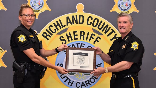 Josey Brown recognized by Richland County Sheriff's Office