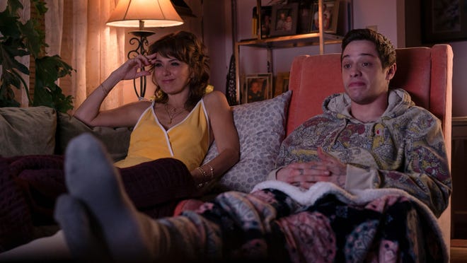 Margie (Marisa Tomei) and her son Scott (Pete Davidson) find a little hanging-out time.
