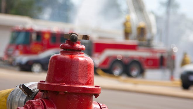 Firefighters battle blaze in Howard