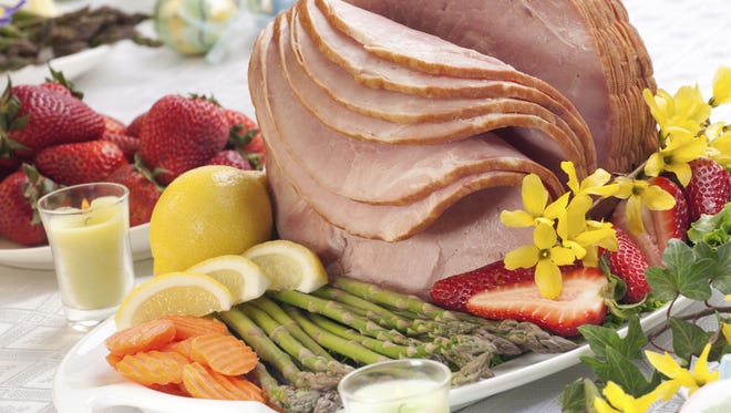 Easter Sunday menus include traditional ham, of course, along with brunch classics, seafood and beef.