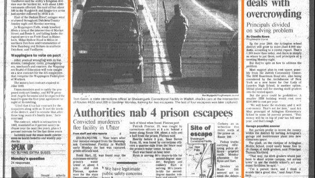 Inmates Broke Free Of Mid Hudson Valley Prison Walls 21 Years Ago