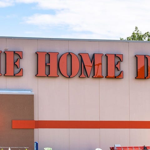 A Home Depot store.