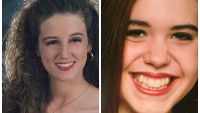 Melissa Chilton, left, and Tiffany Campbell were killed in 1996.