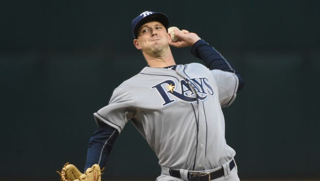 Drew Smyly pitched a career-high 175 2/3 innings last season with the Rays.