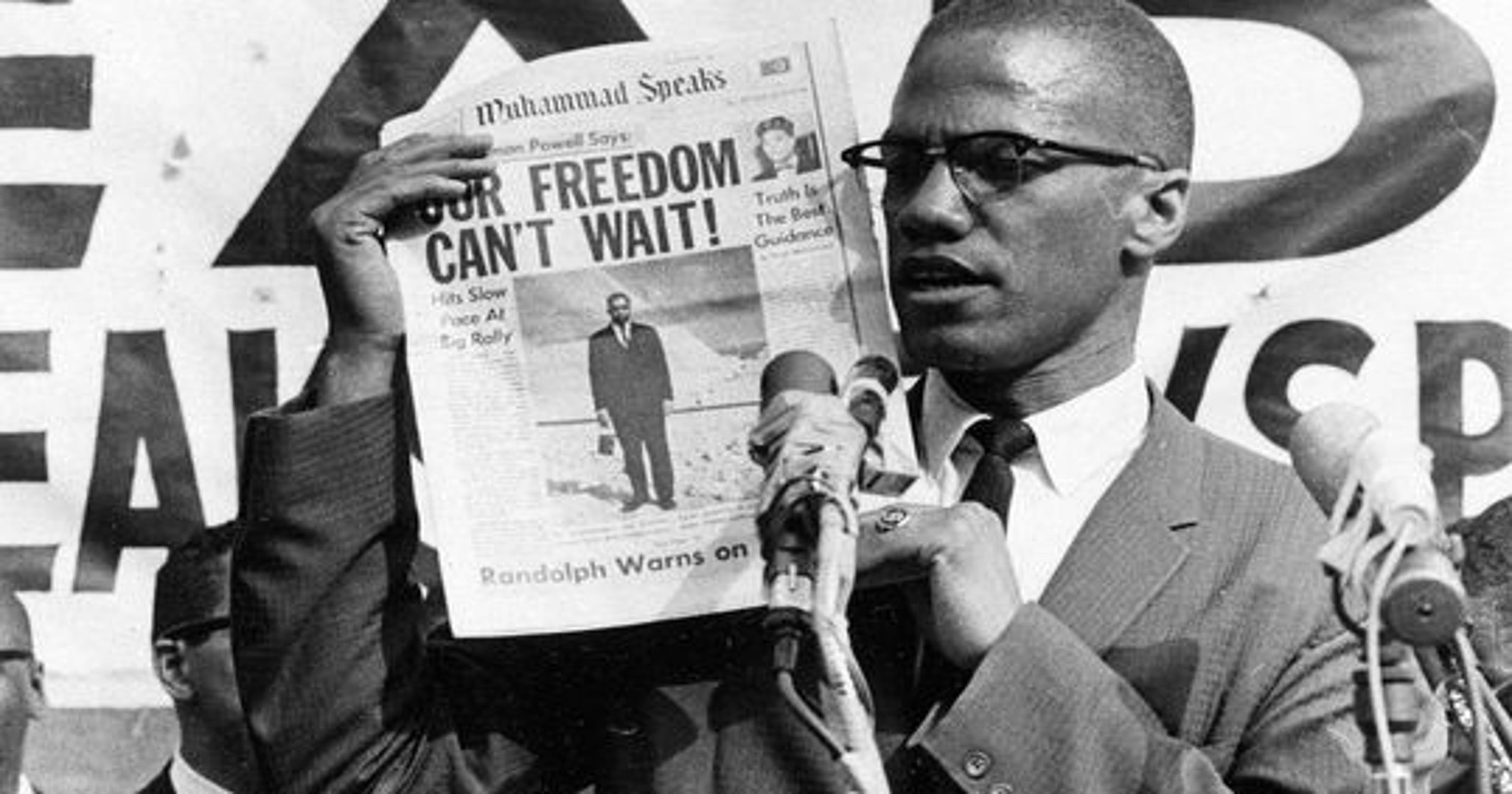 History: Malcolm X born