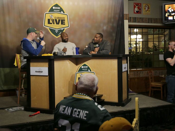 The Green Bay Packers Ty Montgomery along with co-host