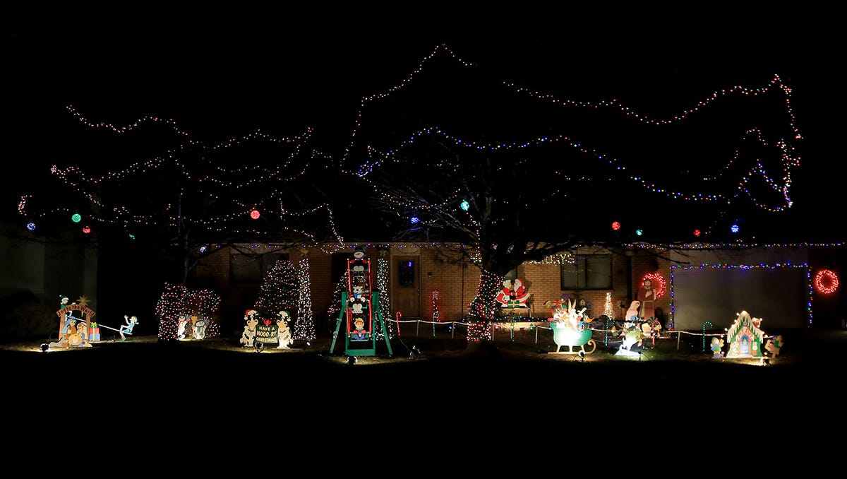 Cedar City Christmas lights 2016