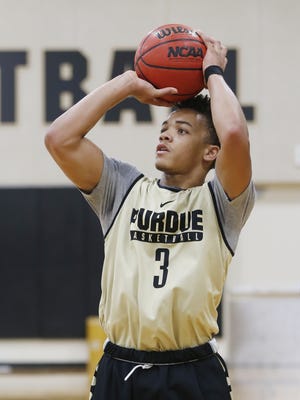 Purdue freshman guard Carsen Edwards continued his strong play on the Boilermakers' Spanish trip.