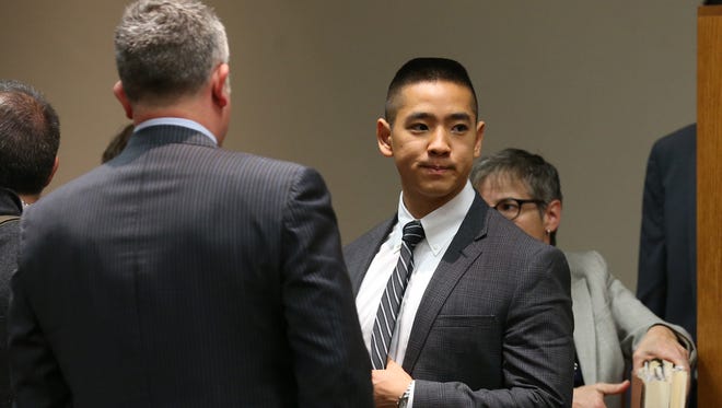 Charles Tan after the mistrial.