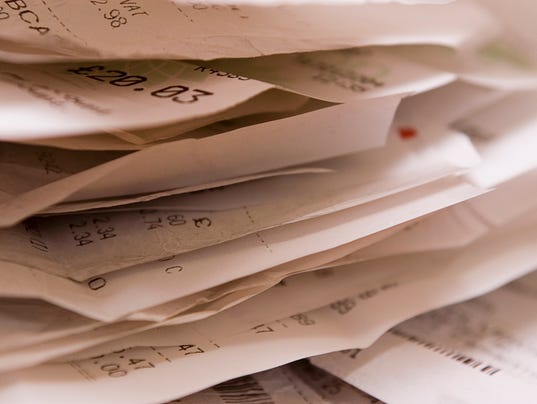 Pile of Receipts
