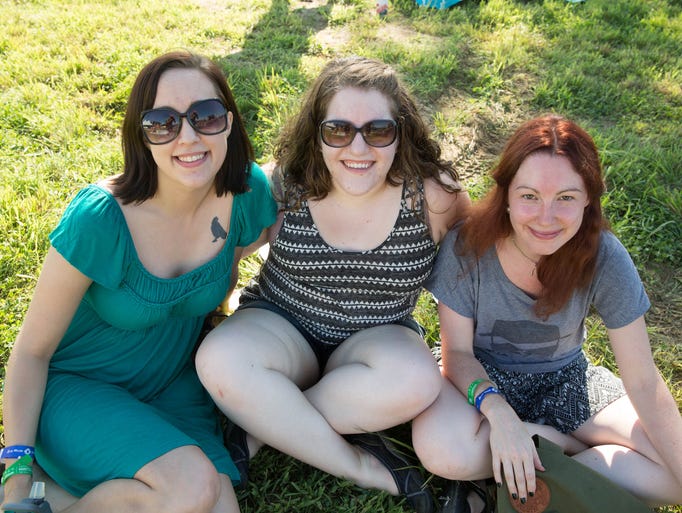 Mali McCullough, 25, (from left) Melissa Grassl, 24,