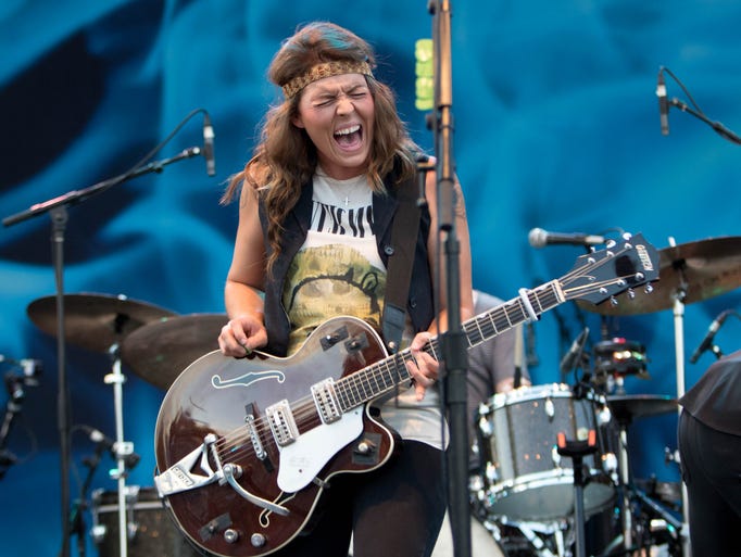 Brandi Carlile performs Saturday, Aug. 1, 2015, during