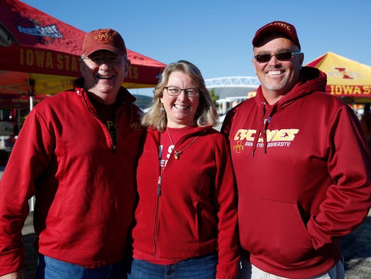 Dave Richards (from left), Debbie Richards, both of