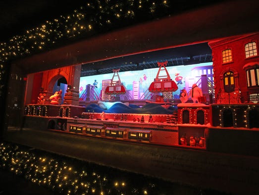 Macy's Herald Square unveils their holiday window displayed