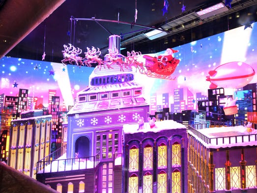 Macy's Herald Square unveils their holiday window displayed