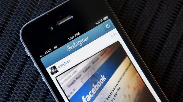 Facebook owns photo-sharing app Instagram. Credit: Justin Sullivan/Getty Images