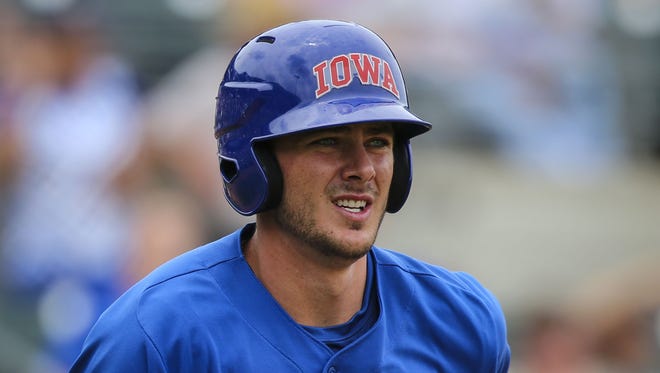 Iowa third baseman  Kris Bryant had two hits and drove in two runs to lead the Cubs past Omaha Monday night.