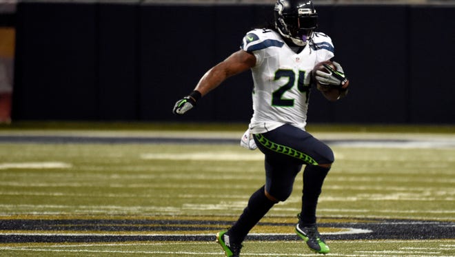 Seattle Seahawks running back Marshawn Lynch
