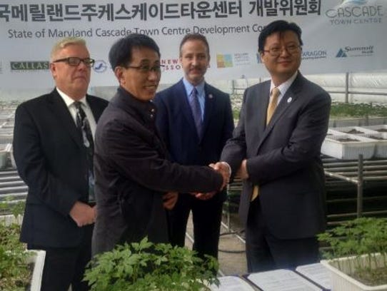 Local and South Korean business officials involved