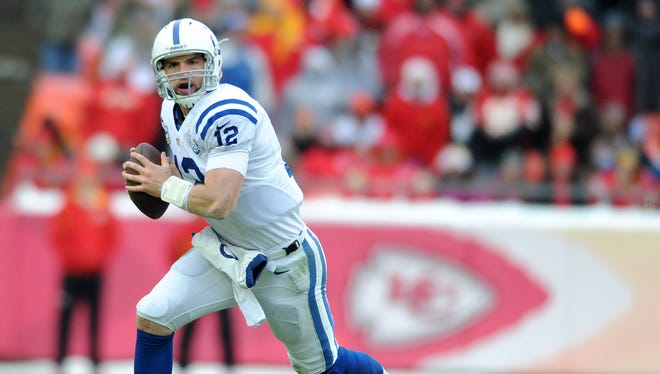 Colts QB Andrew Luck enters the team's Week 10 bye as the NFL's leading passer.
