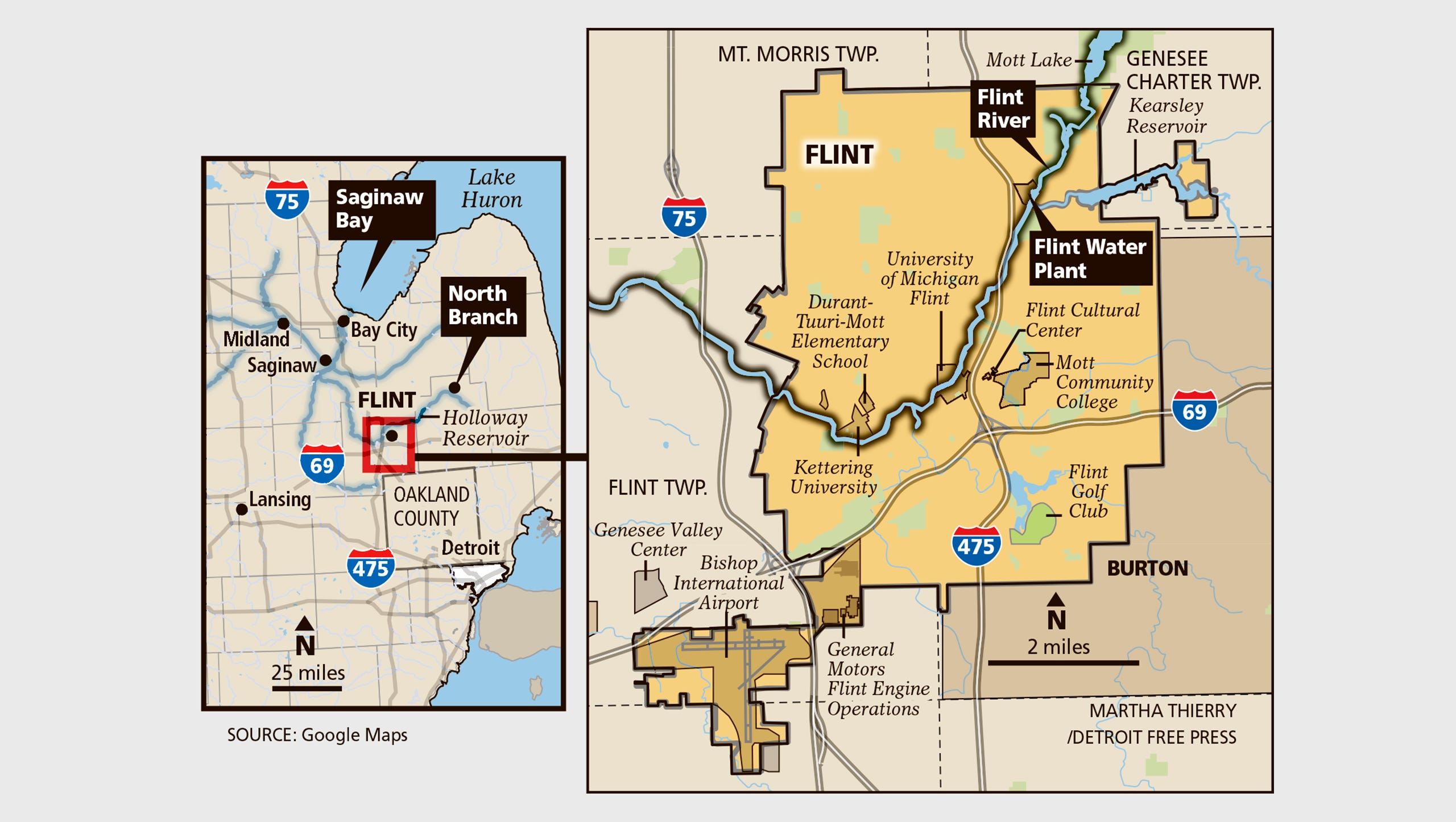 Flint River Michigan Map Was Flint River Water Good Enough To Drink?