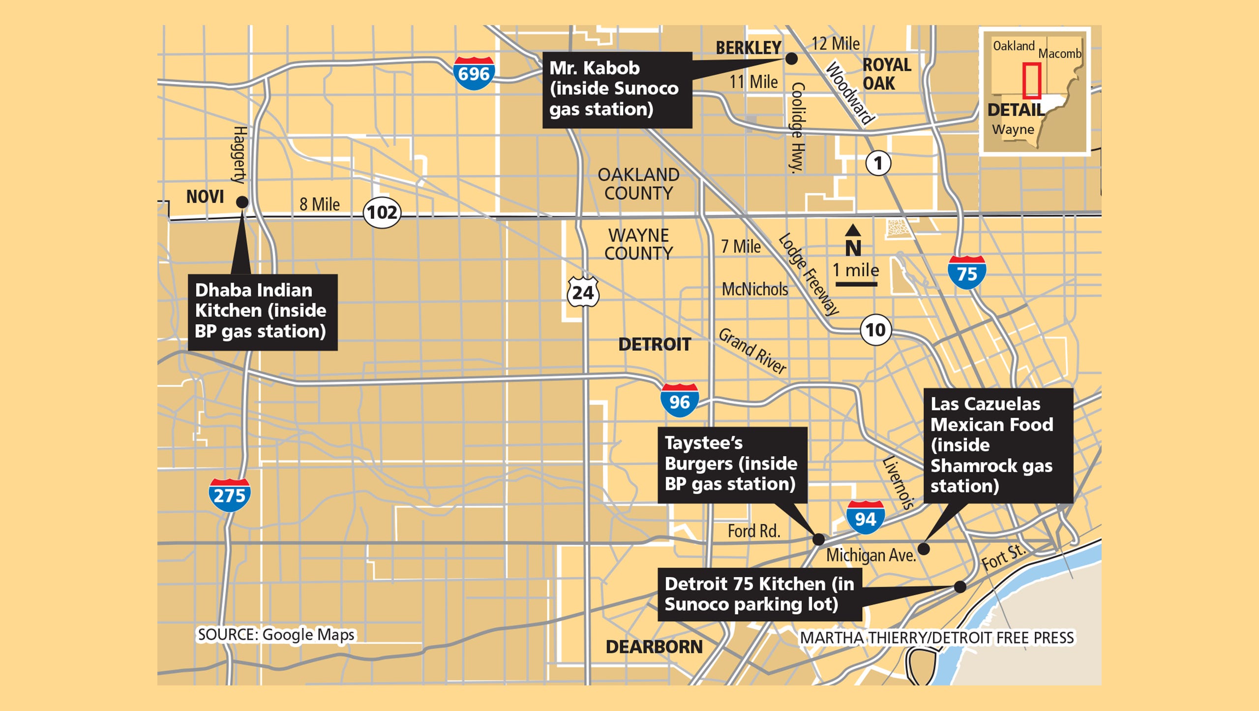 5 Metro Detroit Gas Stations That Serve Up Tasty Grub