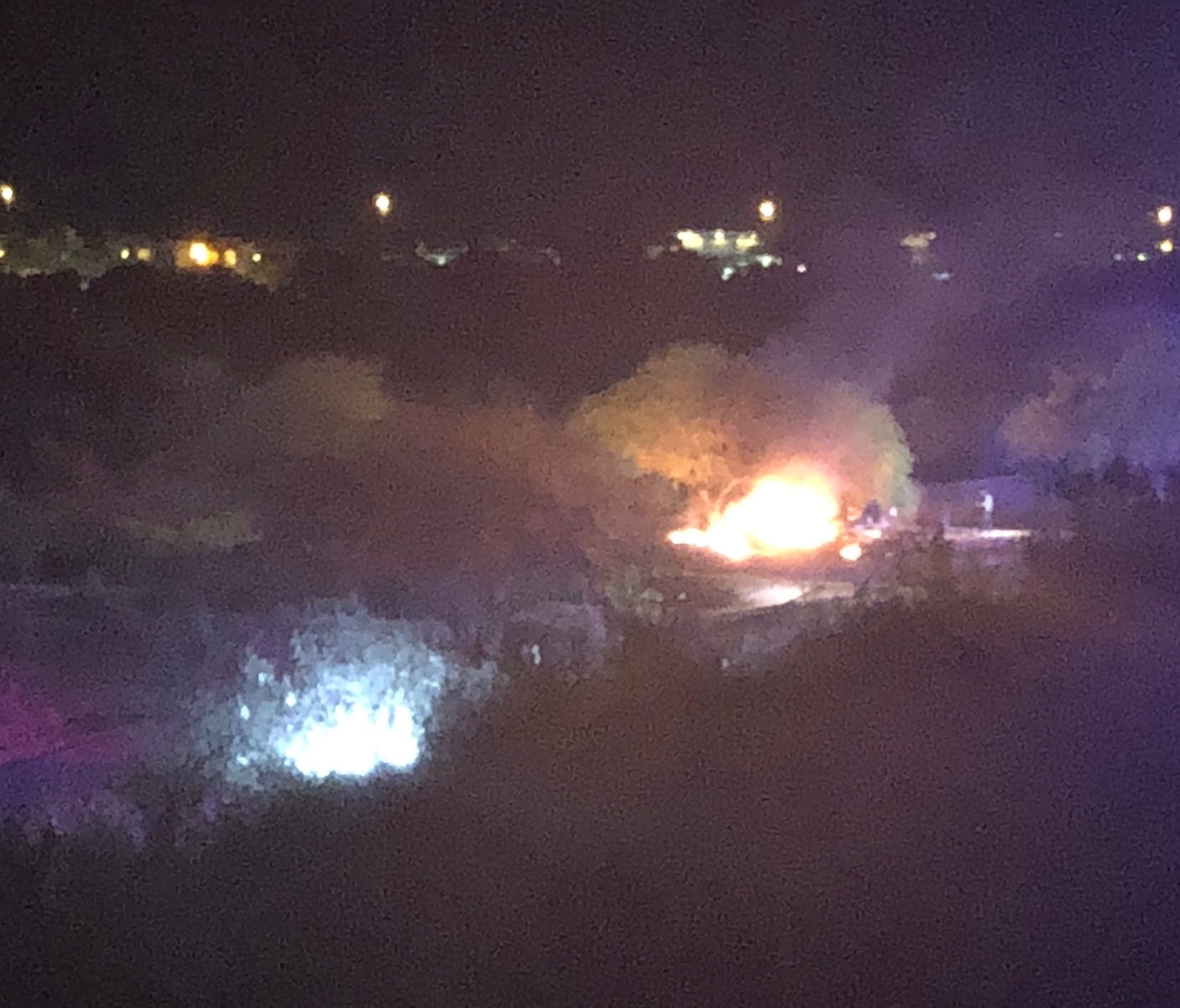 A small airplane crashed onto the TPC Scottsdale Champions Golf Course soon after takeoff from Scottsdale Airport Monday night.
