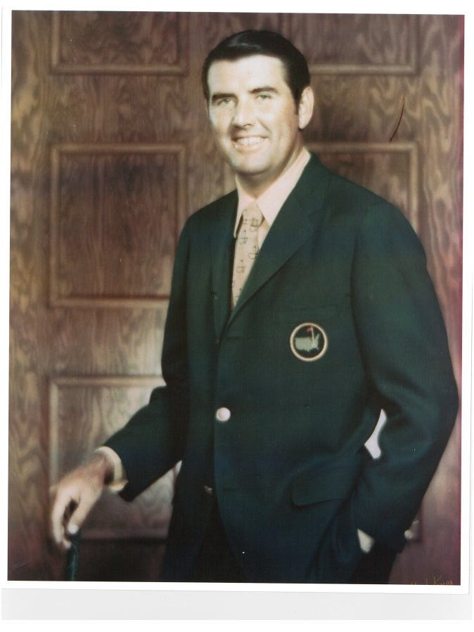 Who Earned A Green Jacket At The Masters Charles Coody For One