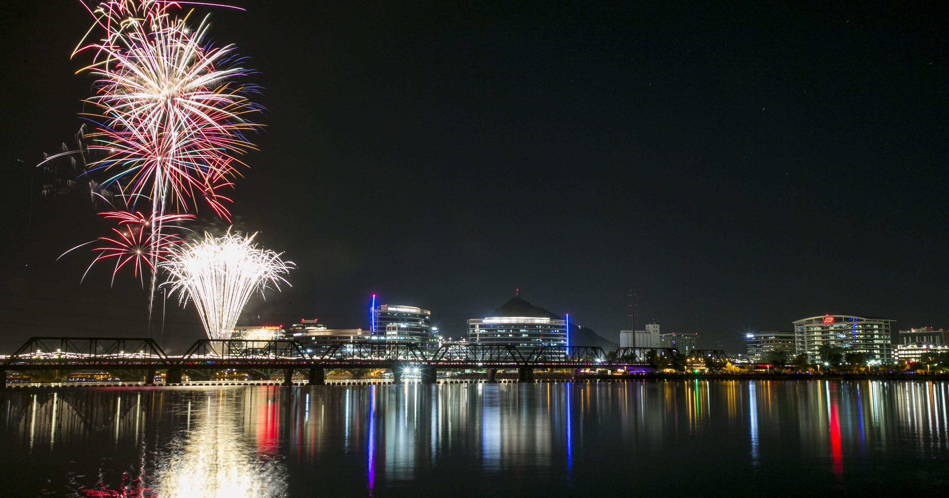 July 4th 2019 Fireworks in Phoenix, Tempe, Scottsdale, Mesa