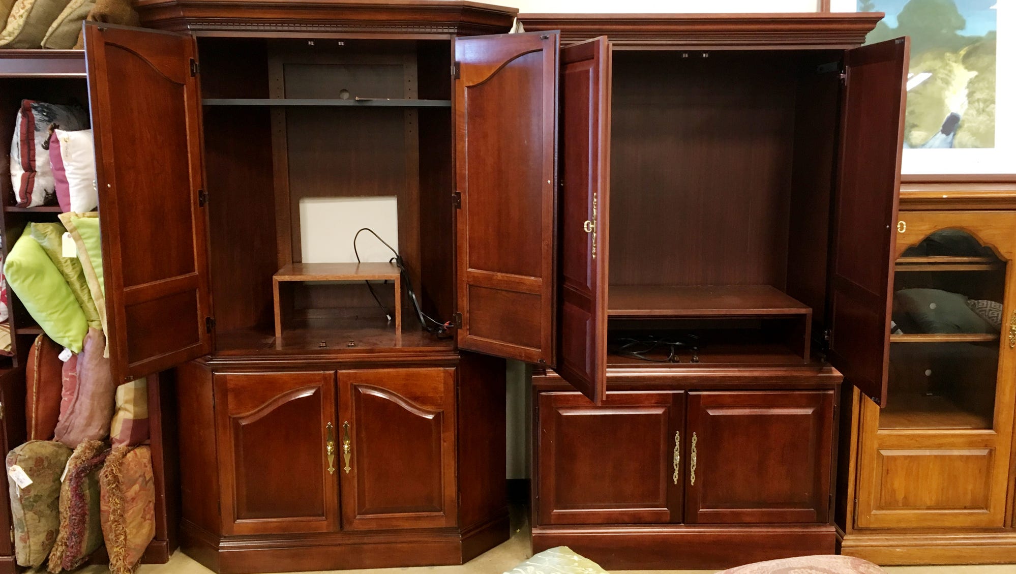 Ms. Cheap How would you repurpose an old entertainment center?