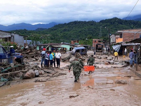 EPA COLOMBIA LANDSLIDE DIS METEOROLOGICAL DISASTER COL PU