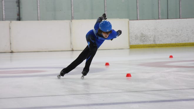 Lukas Anderson, 18, and a 2016 graduate of Waverly High School, is one of five members of the U.S. men's speed skating team who will compete in the World University Games in Kazakhstan in January. He hopes to compete in the Olympics in 2022.