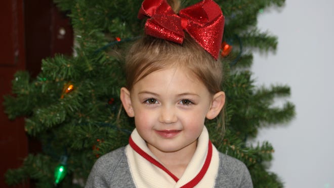 Kennedy James, daughter of Ryan and Jennifer James.